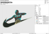 Swoosh UFC v2 Embroidery File 6 size