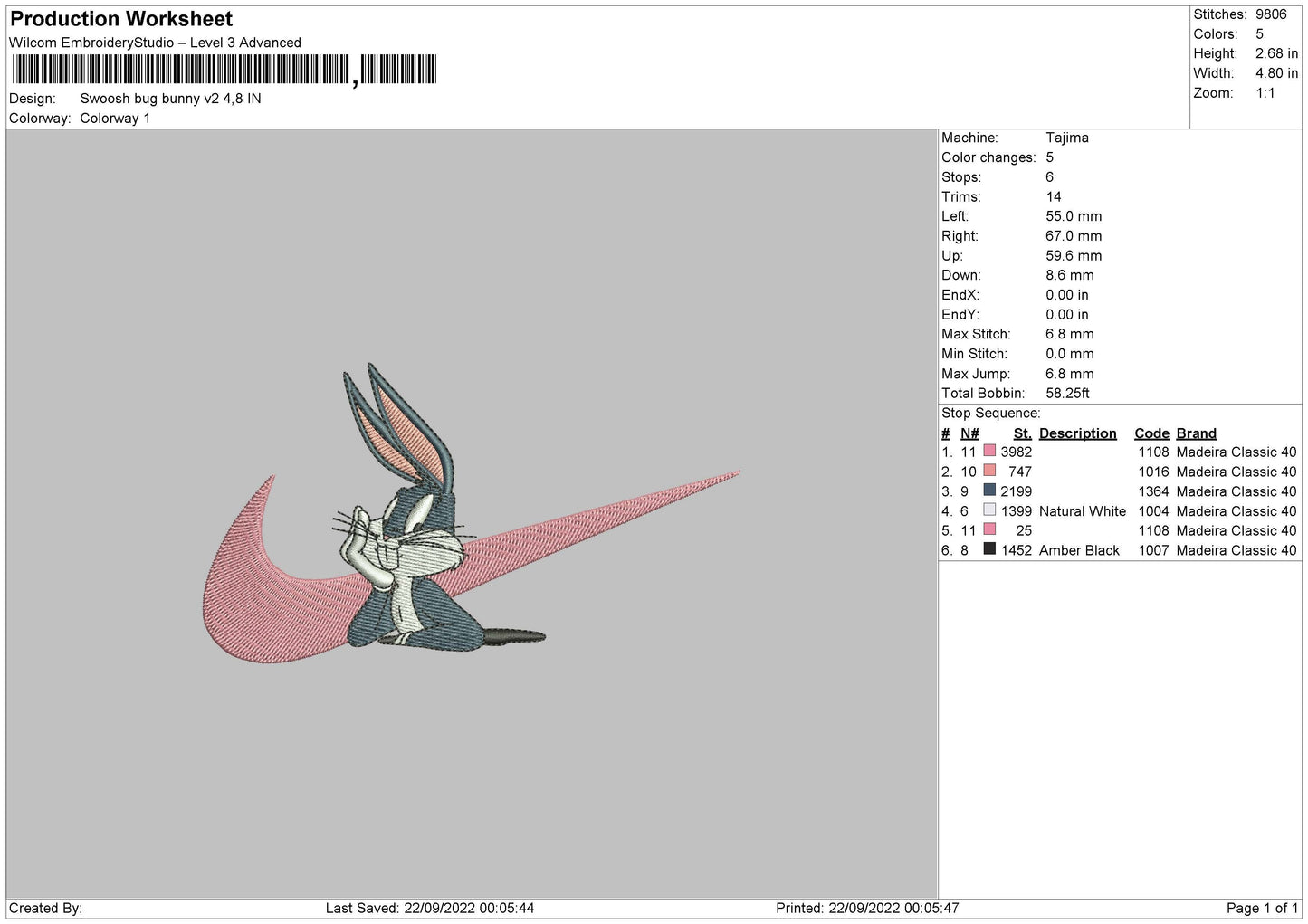 Swoosh bug bunny v2