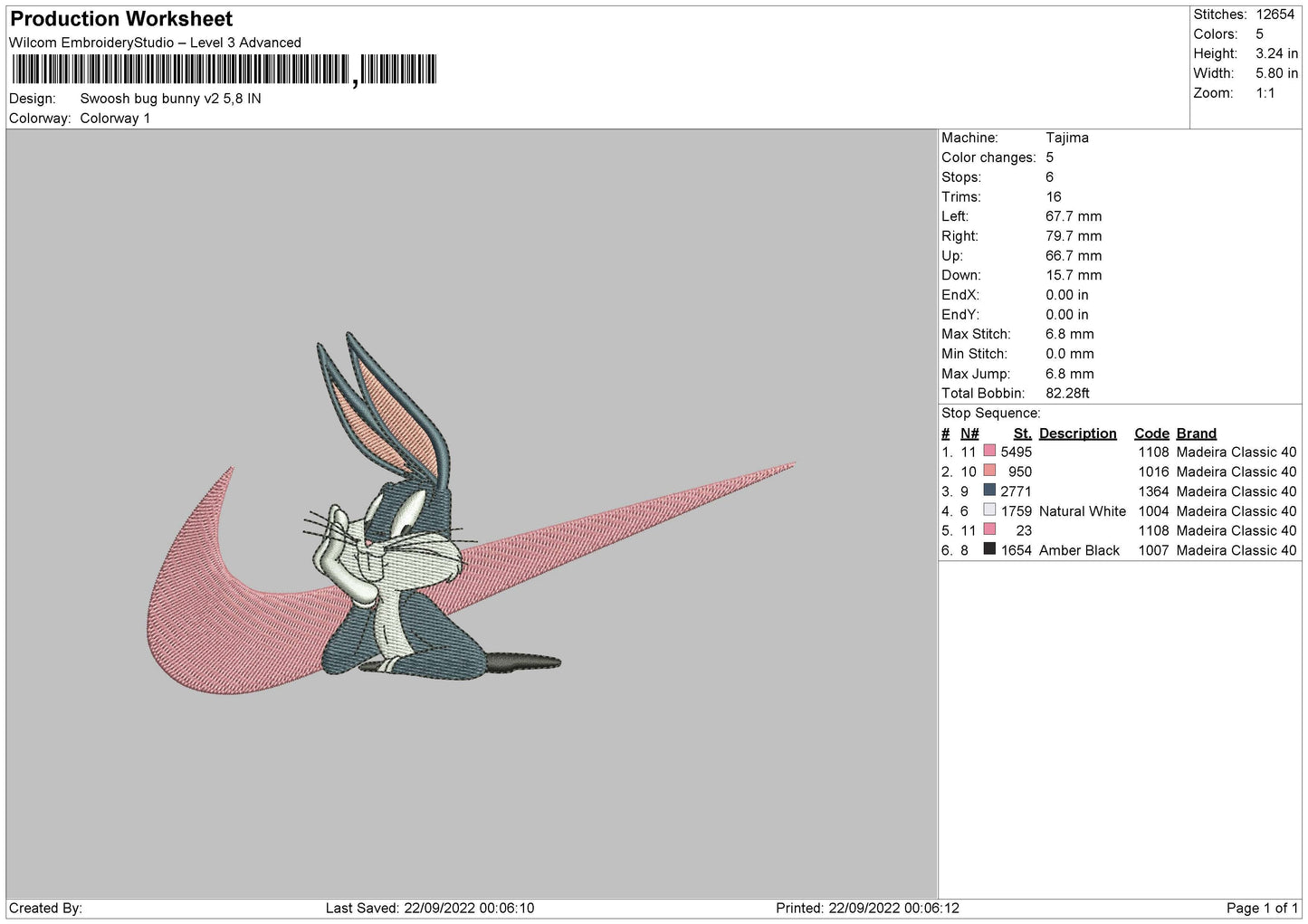 Swoosh bug bunny v2