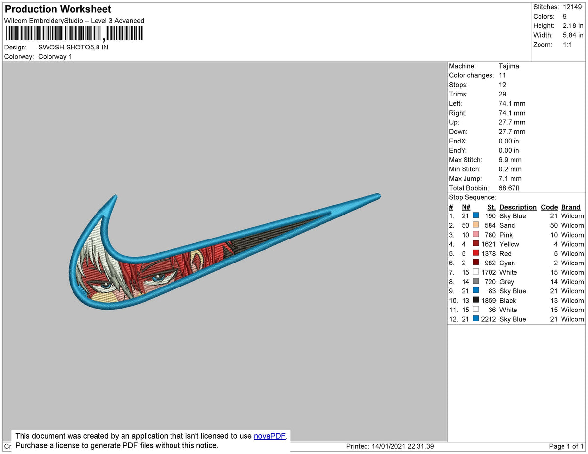 Swoosh Shoto Todoroki