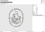 TAKEOUT COFFES Embroidery File 6 size
