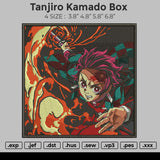 Tanjiro Kamado Box Embroidery