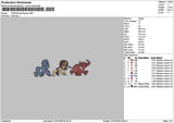 Tarzan2101 Embroidery File 6 sizes