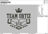 Ortiztext Embroidery File 6 sizes