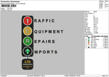Teritext Embroidery File 6 sizes