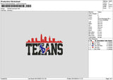 Texanstext Embroidery File 6 sizes