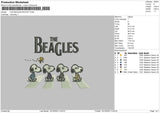 Snoopy 1910 Embroidery File 6 sizes
