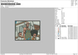 Boondocks Embroidery File 6 sizes