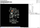 THE ESSEX COFFEE Embroidery File 6 sizes