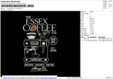 THE ESSEX COFFEE Embroidery File 6 sizes