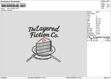 Cake Layered Embroidery File 6 sizes