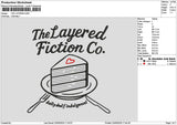 Cake Layered Embroidery File 6 sizes