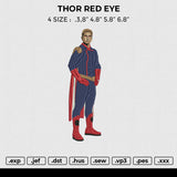 THOR RED EYE Embroidery