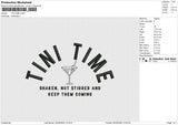 TINI TIME Embroidery File 6 size