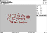 Seasontext 0311 Embroidery File 6 sizes