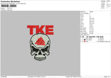Tke V2 Embroidery File 6 sizes