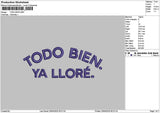 Todotext Embroidery File 6 sizes