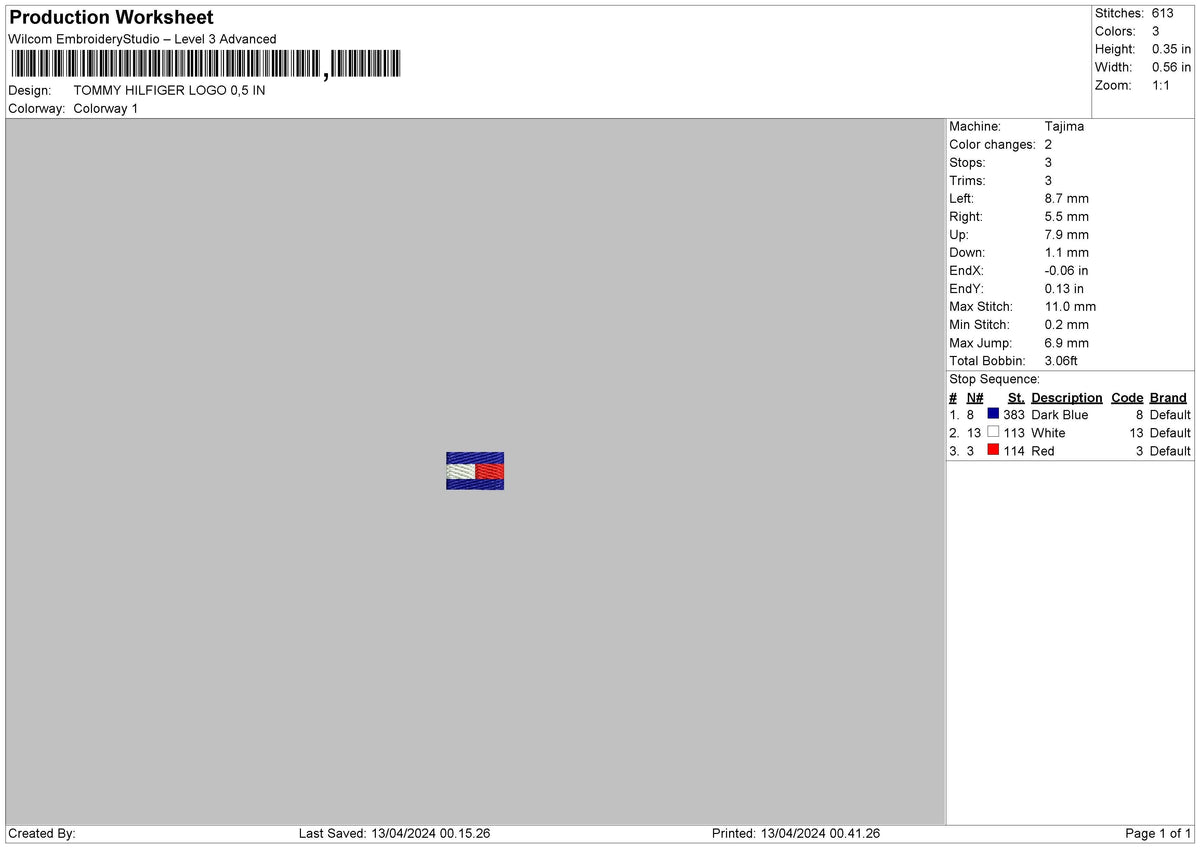 Tommysquare Embroidery File 6 sizes