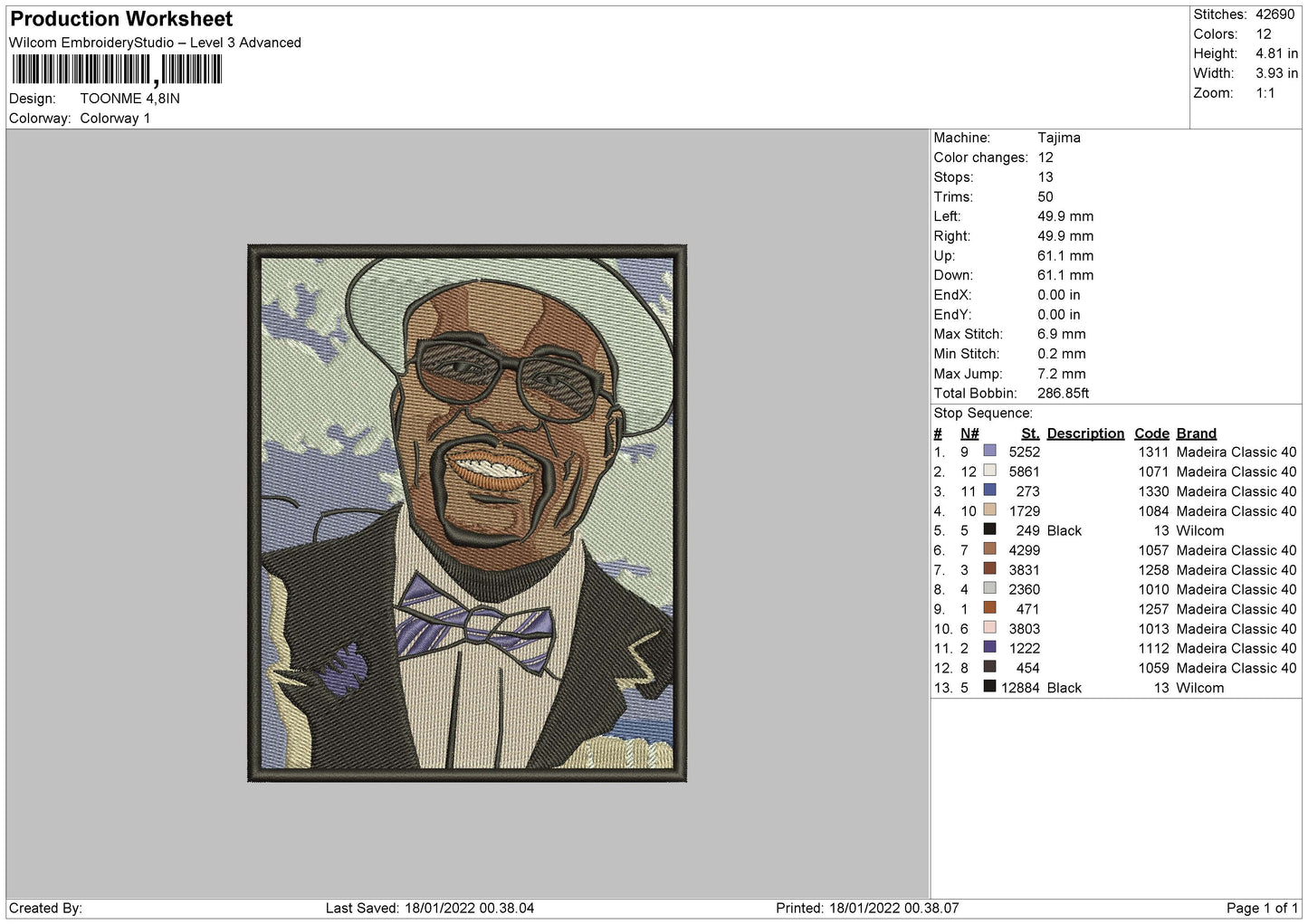 Toonme Embroidery