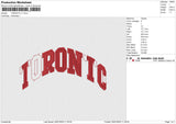 Toronto v1 Embroidery