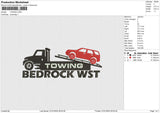 TOWING 070125 Embroidery File 6 size