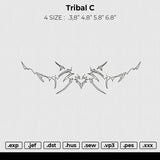 Tribal C Embroidery