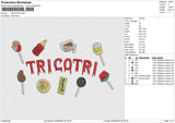 TRICOTRI Embroidery File 6 size