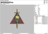 Trippletext Embroidery File 6 sizes
