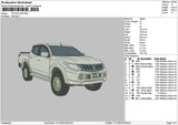 Whit Car 0811 Embroidery File 6 sizes