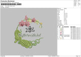 Flowers 1602 Embroidery File 6 sizes