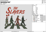Slayerstext Embroidery File 6 sizes