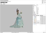 Tiana 1908 Embroidery File 6 sizes