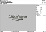 Tillystext Embroidery File 6 sizes