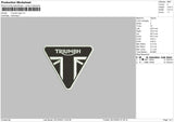 Triumph L Embroidery File 6 sizes