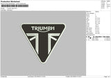 Triumph L Embroidery File 6 sizes