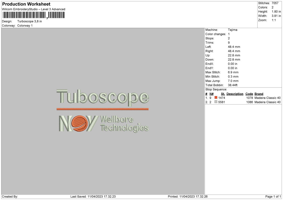 Turboscope Embroidery