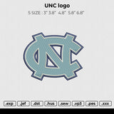 UNC logo Embroidery