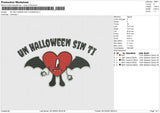 UN HALLOWEEN SIN TI WINGS Embroidery
