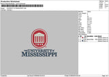 Univtext 0105 Embroidery File 6 sizes