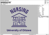 Unsatext Embroidery File 6 sizes