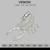 Venom Embroidery