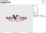 VALLEY VIEW Embroidery File 6 sizes