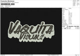 VAQUITA Embroidery File 6 size