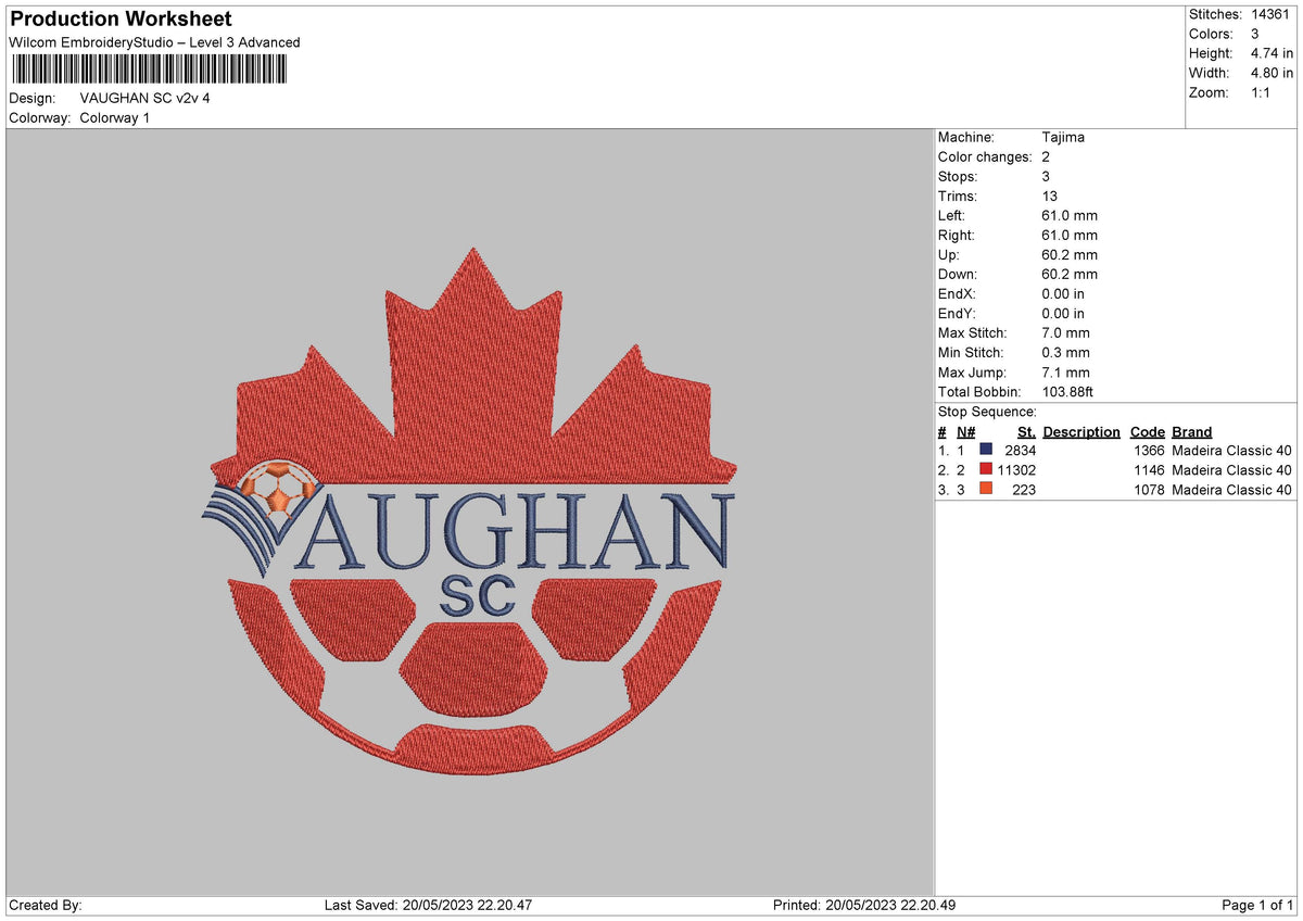Vaughan Sc 2 Files Embroidery