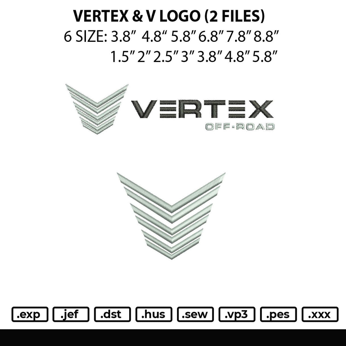 Vertex Embroidery 2 Files
