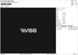 VGG Embroidery File 6 size