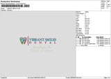 Smilestext Embroidery File 6 sizes