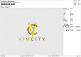 VINCITY Embroidery File 6 size