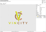 VINCITY Embroidery File 6 size