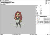 Viviansliltext Embroidery File 6 sizes